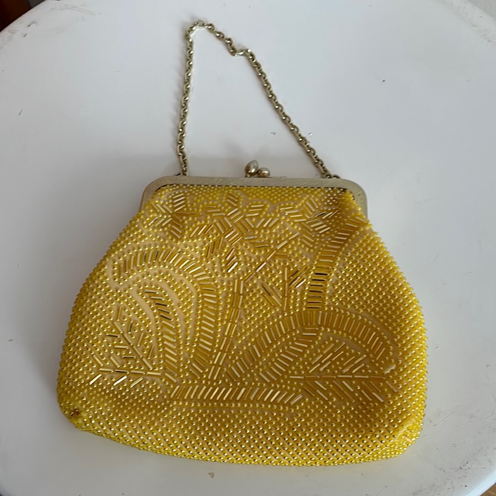 Vintage  rare beaded evening bag